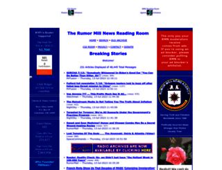 Rumormillnews breaking stories - The Rumor Mill News Reading Room - Breaking Stories. CGI Room. Posters Entrance. RMN Reading Room. Agents Entrance. RMN is Reader Supported. Our Goal for. OCT 6 - NOV 5: $1,500.